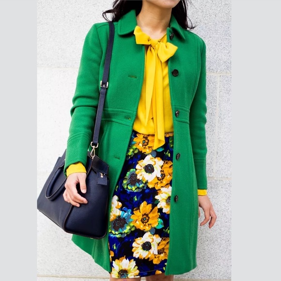 J. Crew Jackets & Blazers - J. Crew 2 Petite wool lady day coat w/ thinsulate